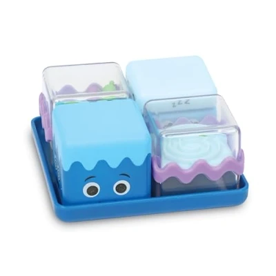 Image de Learning Resources Kit de 4 Cubes apaisants, sensoriels Anti Stress pour Enfant, Salle Classe, Modes Manipulation, d&#039;apaisement, Jouet ASE, dès 3 Ans, LER5582, Taille Unique