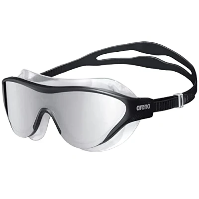 Afbeelding van Arena THE One MASK Mirror Zwembril, Maat: Size, Silver black