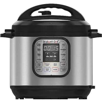 Image de Instant Pot Duo 60, 7 en 1 Autocuiseur Multifonction Autocuiseur, Cuiseur à Riz, Poêle, Yaourtière, Vapeur et Chauffe Plat Acier Inoxydable 5.7 L