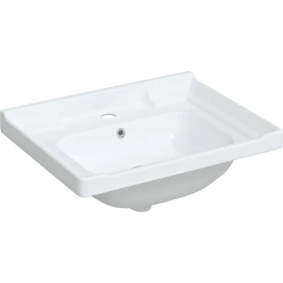 Afbeelding van Wastafel rechthoekig 61x48x23 cm keramiek wit