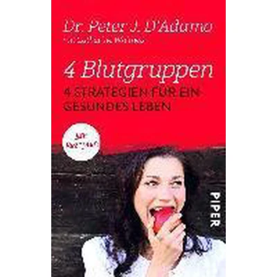 Afbeelding van 4 Blutgruppen Strategien für ein gesundes Leben
