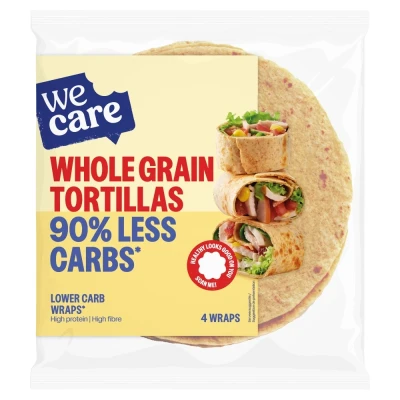 Afbeelding van 6x WeCare Lower Carb Tortillas Volkoren 160 gr