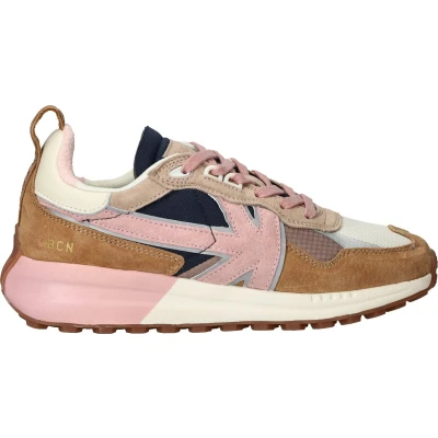 Afbeelding van Kaotiko Detroit multi dames sneaker Beige Maat 38