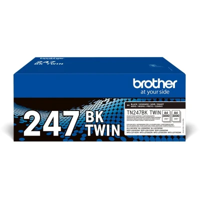Afbeelding van Brother Toner TN 247BKTWIN Origineel 2 pack Zwart 3000 bladzijden TN247BKTWIN