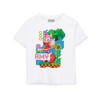 Afbeelding van Sonic the Hedgehog Unisex Kids grijs T shirt met korte mouwen,