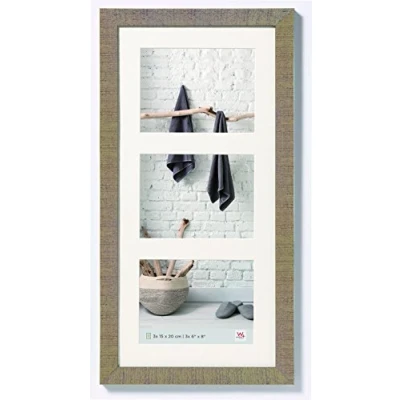 Afbeelding van Huis houten fotolijst,Beige Bruin,3X 6 x 8 inch 3X 15 20 cm