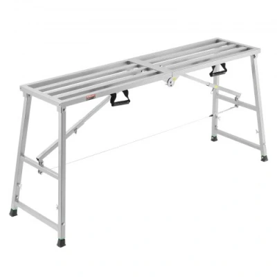Image de VEVOR Plateforme Travail Échafaudage 400kg Hauteur Réglable 800/965/1130/1295mm