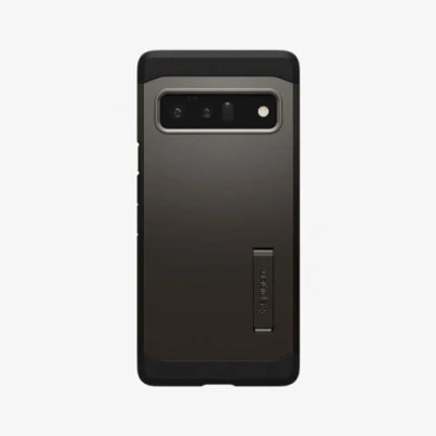 Afbeelding van Spigen Tough Armor Backcover geschikt voor Google Pixel 6 Pro hoesje Gunmetal