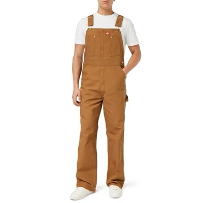 Image de Dickies Salopette classique pour homme, Marron rincé, 36W / 34L