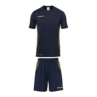 Afbeelding van Uhlsport Score Sporttenue Korte Mouw Heren Marine / Fluogeel Maat: 3XL