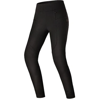 Afbeelding van SHIMA CRUZ 2.0 Motorbroek voor dames, ademend, elastisch, slim fit met DuraQL laag, fit, CE knieën en heupen (zwart, M)