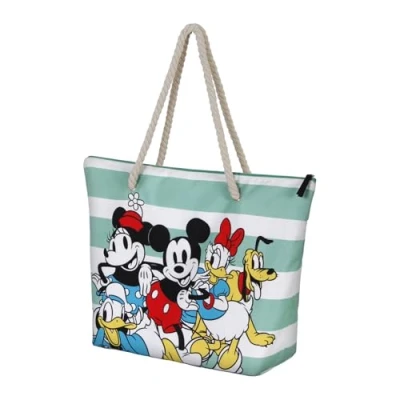 Afbeelding van Disney strandtas Mickey Minnie Mouse Soleil 52 x 37 cm, Blue Together, één maat, zon, Zon Together