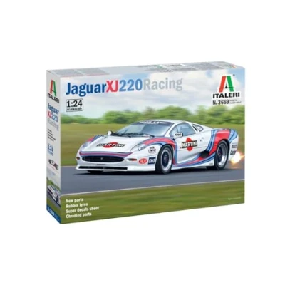 Afbeelding van 1:24 Italeri 3669 Jaguar XJ220 Racing Race Auto Plastic Modelbouwpakket