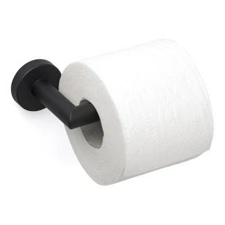 Afbeelding van Wc rolhouder Differnz (Wandmontage, RVS, Zwart)