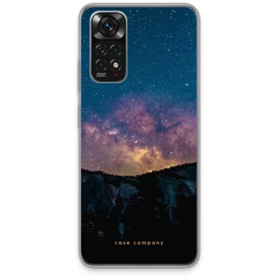 Afbeelding van Case Company® hoesje geschikt voor Xiaomi Redmi Note 11 Travel to space Soft Cover Telefoonhoesje Bescherming aan alle Kanten en Schermrand