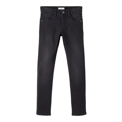 Afbeelding van Name it Nkmsilas PANT Slim fit jeans voor kinderen, Maat: 134, Black denim