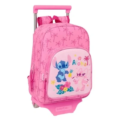 Afbeelding van Schoolrugzak Lilo &amp; Stitch Chill Roze Munt 26 x 11 67 cm 34