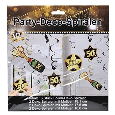 Afbeelding van Udo Schmidt 13033, partyspiralen, 12 stuks, aantal: 50
