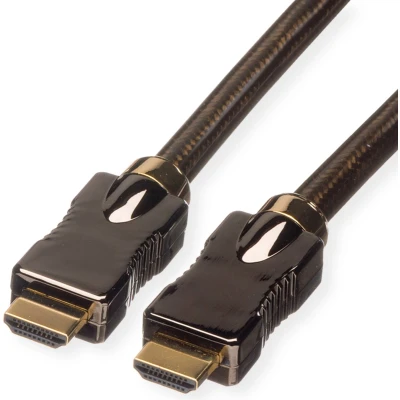 Afbeelding van ROLINE HDMI Ultra HD Kabel met Ethernet, M/M, zwart, 3 m