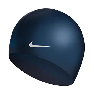 Afbeelding van Nike Swim Unisex Solid Silicone Cap Midnight Blauw