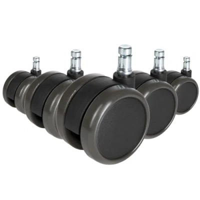 Afbeelding van Bureaustoel Wiel Zwart 5x Rolo Free 11mm/65mm