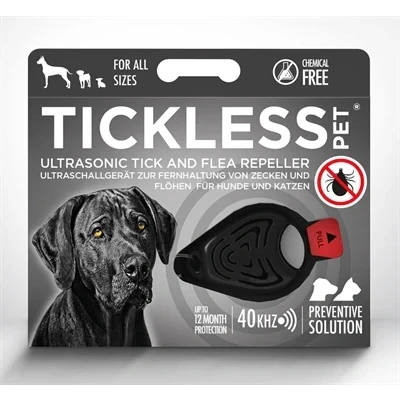 Afbeelding van Tickless Teek En Vlo Afweer Voor Hond Kat Zwart