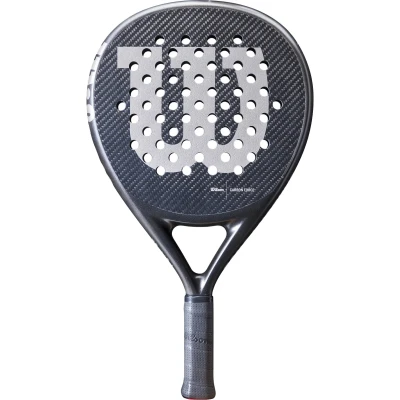 Afbeelding van Wilson Carbon Force It Padel Racket Black Zwart