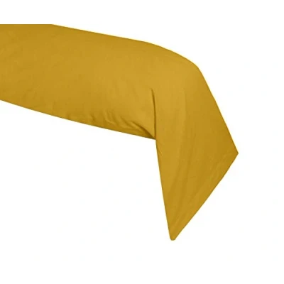 Image de Stof Une Taie de traversin Couleur Moutarde 45 x 185 cm