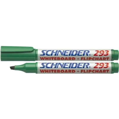 Afbeelding van Schneider whiteboardmarker Maxx 293 beitelpunt groen voor whiteboard en flipover S 129304
