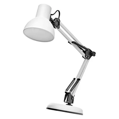 Afbeelding van Emos bureaulamp Lucas wit 48cm hoog voor 1x E27 lamp max 25W