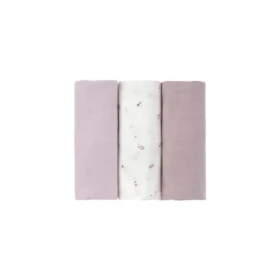 Afbeelding van Lassig Hydrofiele Doeken L 3 Pcs Berries 80 X Cm Rood