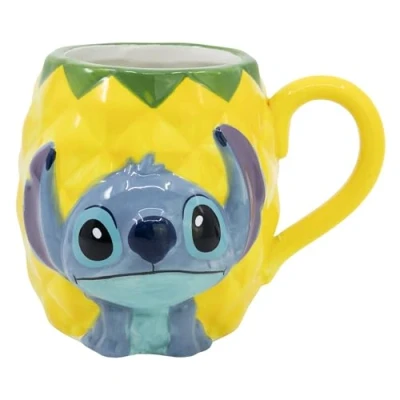 Afbeelding van Disney Ananas Stitch 3D Keramische Mok 414ml