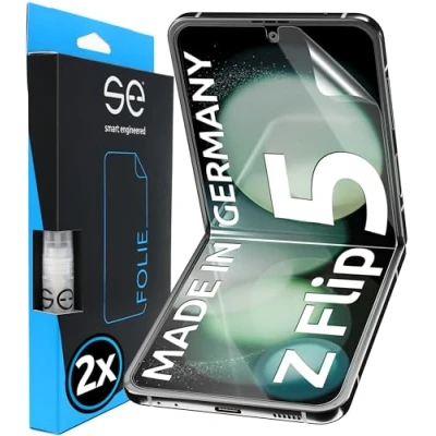Afbeelding van 2 stuks beschermfolie voor Samsung Galaxy Z Flip 5, TPU technologie, eenvoudig aan te brengen, alternatief glas