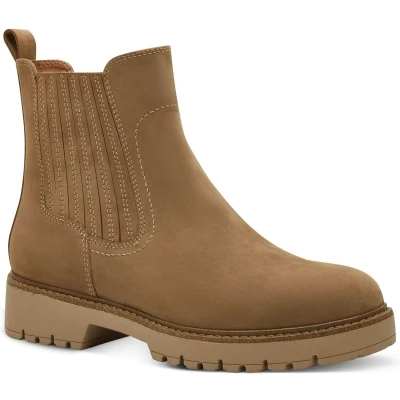 Afbeelding van Tamaris MIT Touch IT Enkellaarsjes met plateauzool, Dames, Maat: 39, Camel Leer