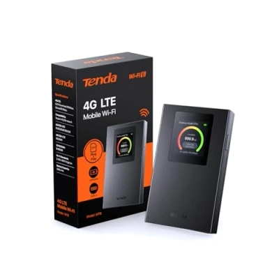 Afbeelding van Tenda (Nieuwe MF6 zeep 4G LTE Cat4 150 Mbps, WiFi 6 AX300 draagbare SIM router, kleuren LCD display, oplaadbare batterij, USB C poort, opladen met powerbank, eenvoudige configuratie
