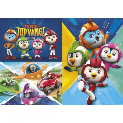 Afbeelding van Clementoni Legpuzzel Top Wing 48 Stukjes 3 Stuks