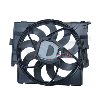 Afbeelding van TYC 803 0027 Radiator Ventilator 485 600 Met ventilatorraamwerk BMW: 3 Saloon, GT