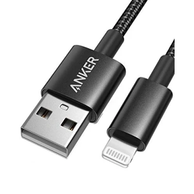 Afbeelding van Anker iPhone oplaadkabel, Lightning kabel [MFi gecertificeerd] 1M voor XR, 7, X, 8, 6s, 6, XS/XS MAX / 8 Plus, iPad (zwart)