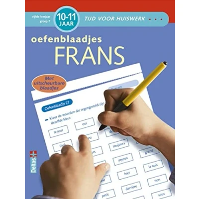 Afbeelding van Tijd voor huiswerk Frans Vijfde leerjaar groep 7 Oefenblaadjes