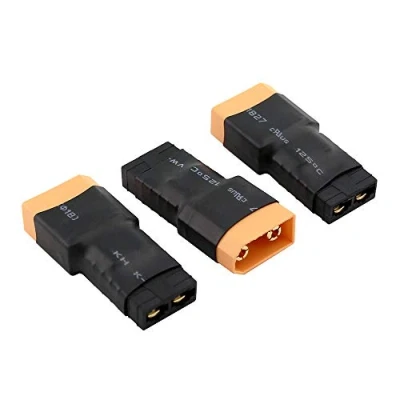 Afbeelding van OliRC 3 stuks draadloze connector: mannelijk XT90 naar vrouwelijk TRX Traxxas Socket Adapter (C48 3)