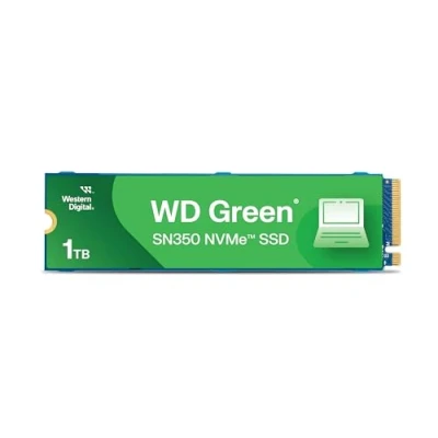 Image de WD Green SN350 NVMe SSD WDS100T3G0C 1 To interne M.2 2280 PCIe 3.0 x4 (NVMe)