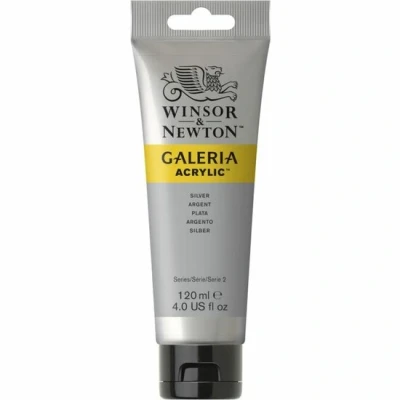 Afbeelding van Galeria 120ml 617 Acrylverf Metallic Silver