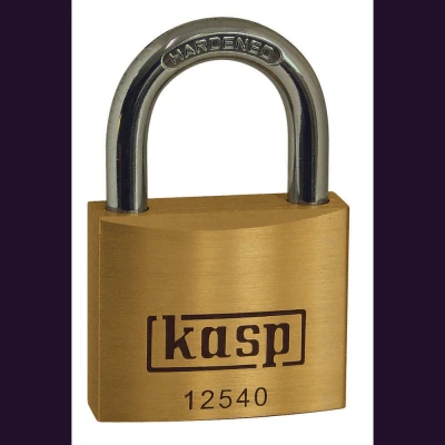 Afbeelding van Kasp K12550A3 Hangslot 50 mm Gelijksluitend Goud geel Sleutelslot