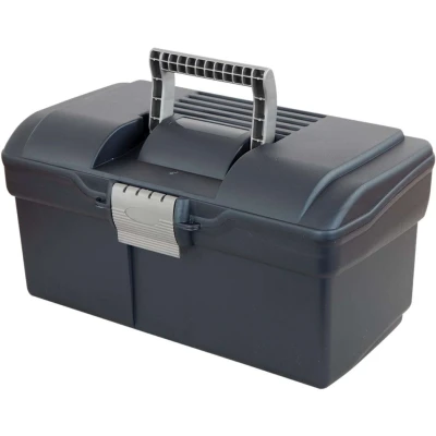 Afbeelding van Agradi Poetsbox Elena met Deksel en Inzet Midnight Blue