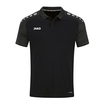 Afbeelding van JAKO Poloshirt, Heren, Maat: 46/48, Schwarzgrau