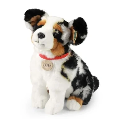 Afbeelding van Rappa ECO knuffel Australian Shepherd hond 30 cm realistische van recyclede PET flessen