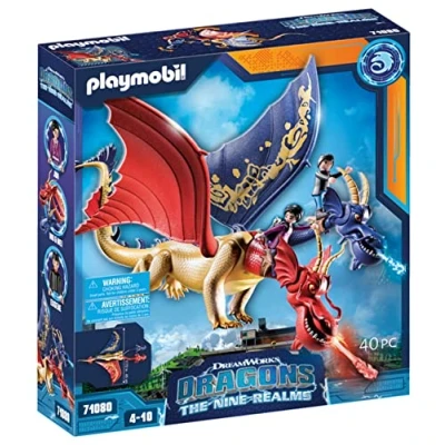 Afbeelding van Playmobil Dragons Dragon: The Nine Realms Wu &amp; Wei met Jun 71080
