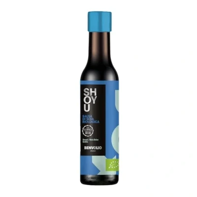 Afbeelding van BENVOLIO Studio SHOYU Biologische sojasaus, 250 ml, delicate en harmonieuze smaak, natuurlijke gisting, Japanse traditie, ideaal voor sauzen, soepen, rijst, groenten