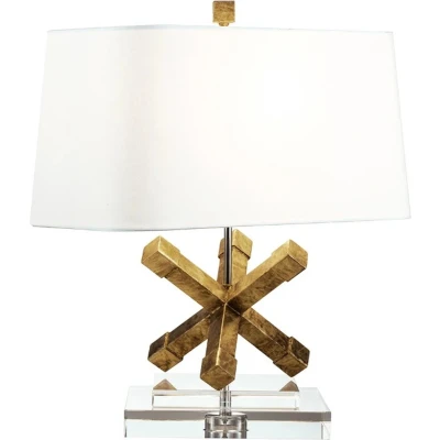 Afbeelding van Gilded Nola LED Tafellamp Jackson Square 1X E27 Max 60W Distressed Gold