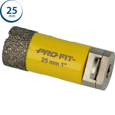 Afbeelding van Profit gatzaag/boor diamond dry ø25mm zeskant 8mm